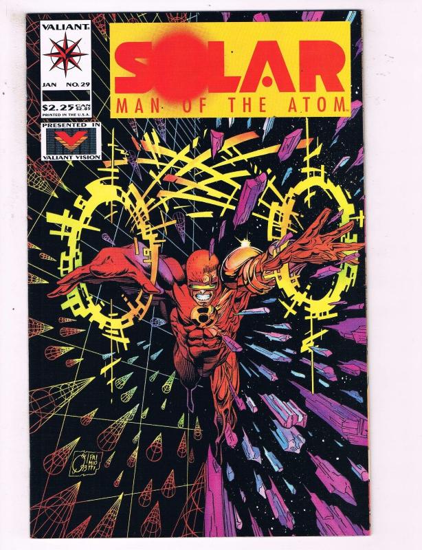 Solar Man Of The Atom #29 VF Valiant Comics Comic Book 1991 DE18