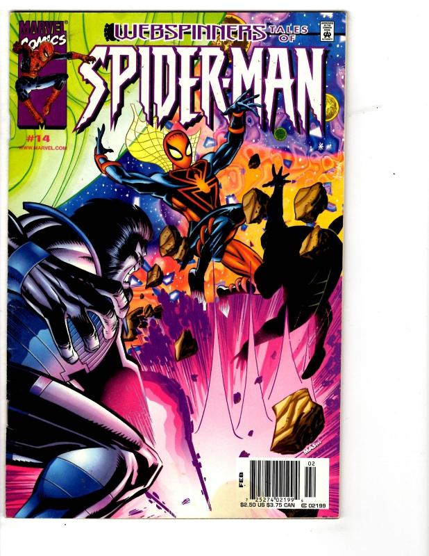 4 Spider-Man Marvel Comics Webspinners 14 Chap One 1 Amazing 21 Dead Man's 1 WM2