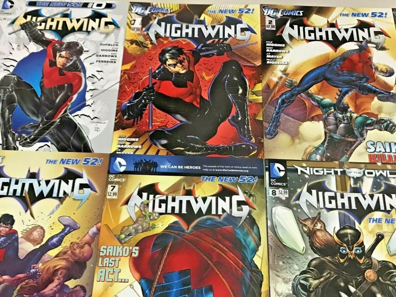 NIGHTWING#0-17 VF/NM LOT  EDDY BARROWS DC COMICS THE NEW 52!