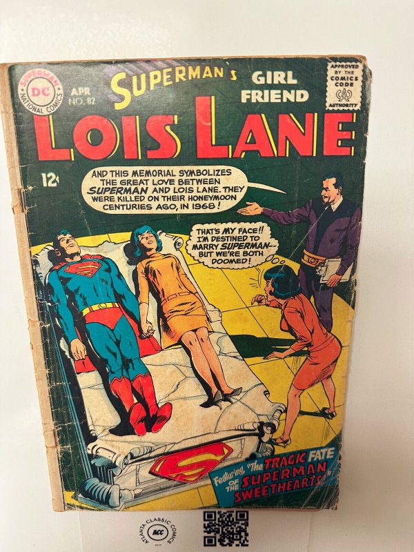 Superman's Girl Friend Lois Lane #82 GD DC Comic Book Batman Lex Luthor 9 HH2