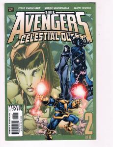 The Avengers Celestial Quest # 2 NM Marvel Comic Book Thanos Iron Man Hulk S84