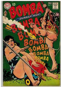 BOMBA THE JUNGLE BOY (1968) 4 F-VF April 1968