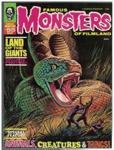 FAMOUS MONSTERS OF FILMLAND 55 VG-F May 1969