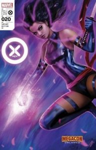 X-MEN #20 SZERDY MEGACON 2023 Trade Dress & Virgin Variant Set PSYLOCKE NM.