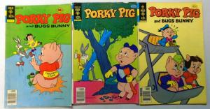 Silver + Bronze Age Gold Key Looney Tunes Porky Pig Comic Lot, 27 Different, V.G