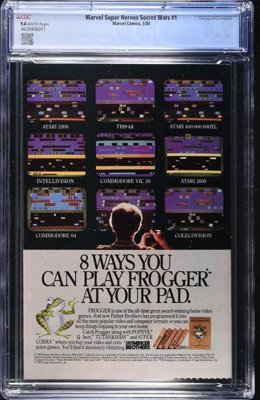 Marvel Super Heroes Secret Wars #1 (5/84) Graded CGC 9.4