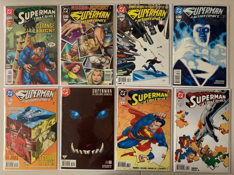 Action Comics lot #687-750 25 diff avg 6.5 (1993-99)