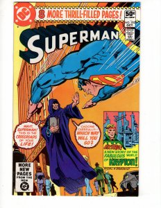 Superman #352 'DAY OF DESTINY! World of Krypton Backup Story Bronze DC !!!