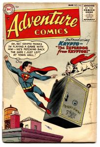 Adventure Comics #210 First Krypto The Super Dog DC Silver-Age issue comic book