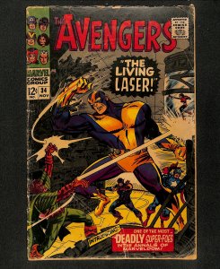 Avengers #34 1st Appearance Living Laser!