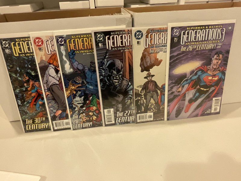 Superman/Batman: Generations III Complete Set #1-12 2003-04 John Byrne!