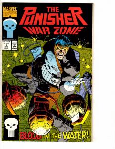 6 Punisher Marvel Comic Books # 1 2 3 4 + Summer Special 1 & Armory # 2 J256