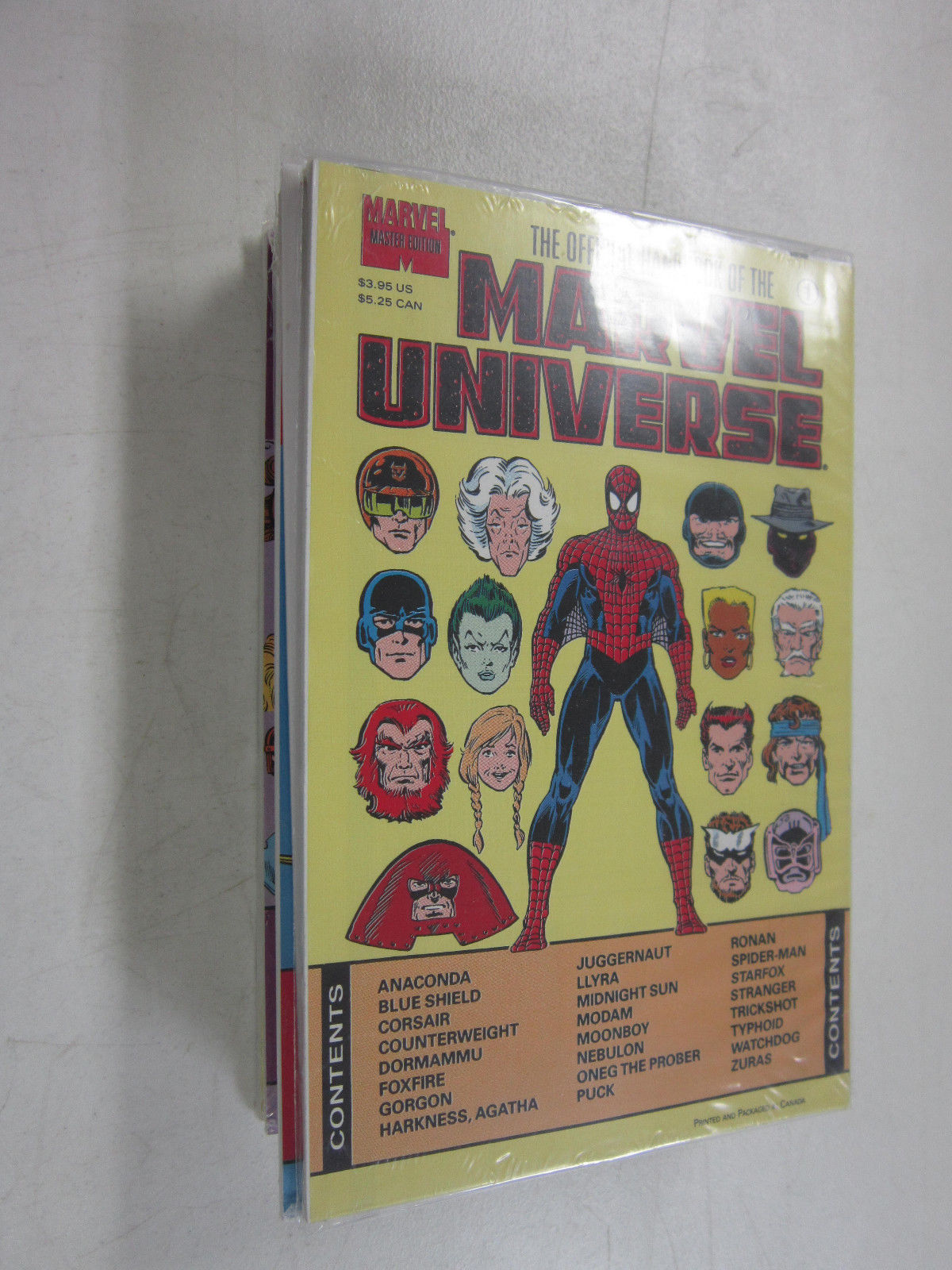 Comic Book Collecting, Starfox … Official Handbook of the Marvel Universe