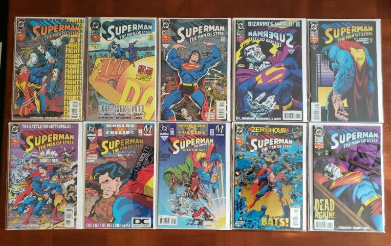 SUPERMAN THE MAN OF STEEL 1 - 83 + 6 ANNUALS - 90s DC