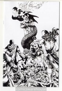 RED SONJA THE SUPERPOWERS (2020 DYNAMITE) #1 VARIANT 1:30 LAU B&W VIRGIN G31402
