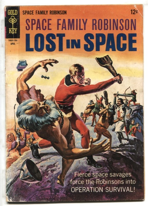 Space Family Robinson Lost in Space #21 1967 Gold Key VG