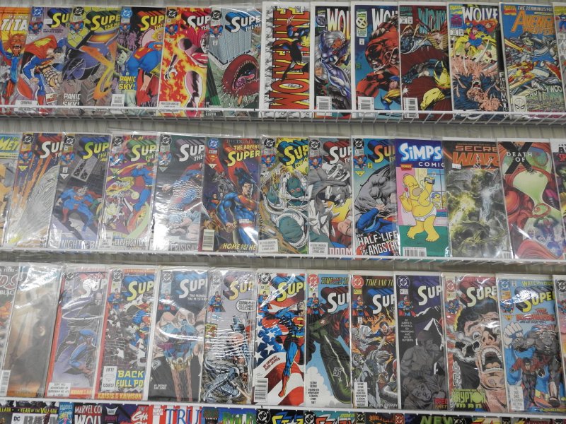 Huge Lot 160+ Comics W/ Wolverine, Thor, Secret Avengers, Supes+ Avg VF- Cond!!