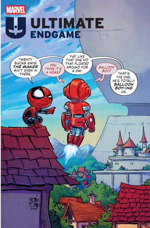 ULTIMATE ENDGAME #1 ? SKOTTIE YOUNG BLACK AND WHITE VIRGIN VARIANT [1:100]