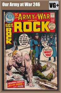 Our Army at War 246 (1972) VG+ Bronze Age DC War Comics
