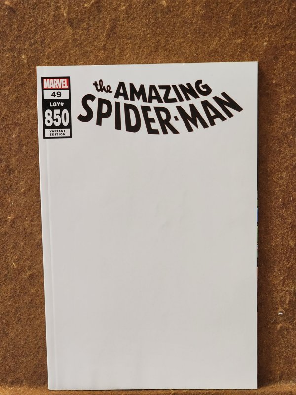 The Amazing Spider-Man #49 Blank Cover (2020)