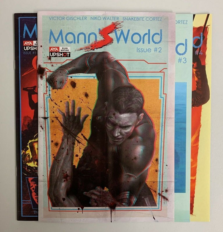 Mann's World #1-4 Set (AWA 2021) 1 2 3 4 Victor Gischler (9.0+) 