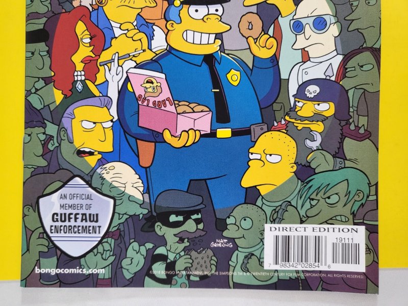 Simpsons One-Shot Wonders Chief Wiggum's Felonious Funnies #1 2018 Bongo Comics