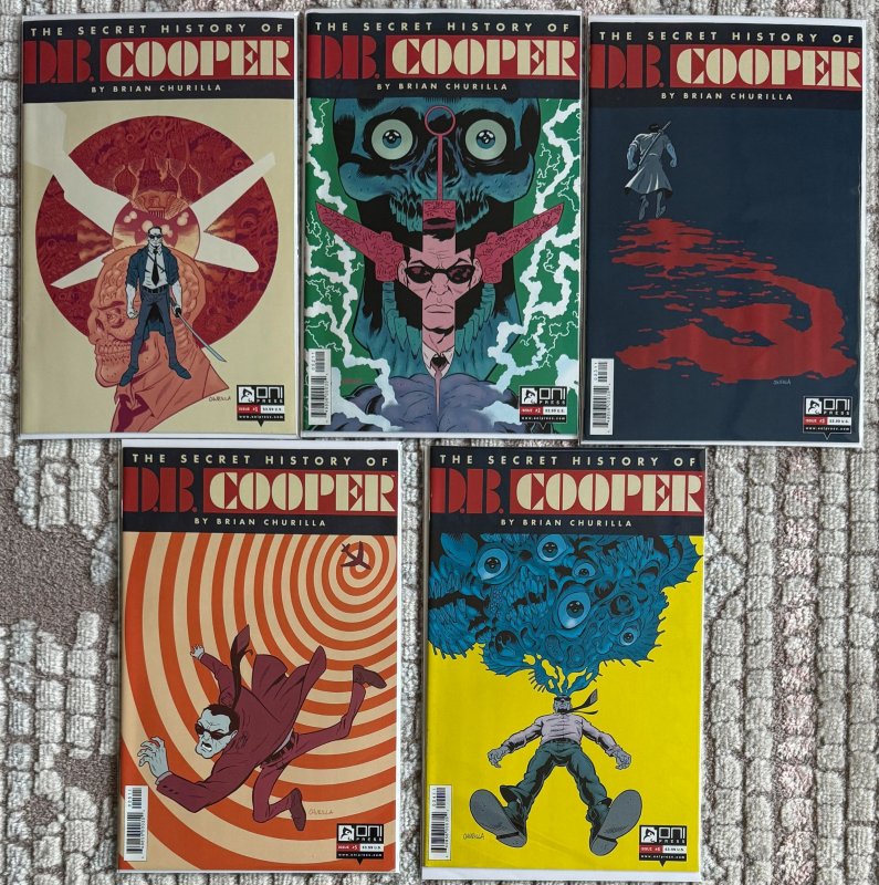 The secret history of D.B. Cooper - Oni Press Set 1-5 NM- 9.2