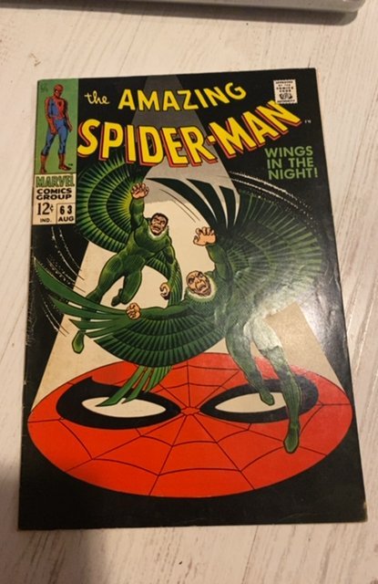 The Amazing Spider-Man #63 (1968)wings in the night vulture