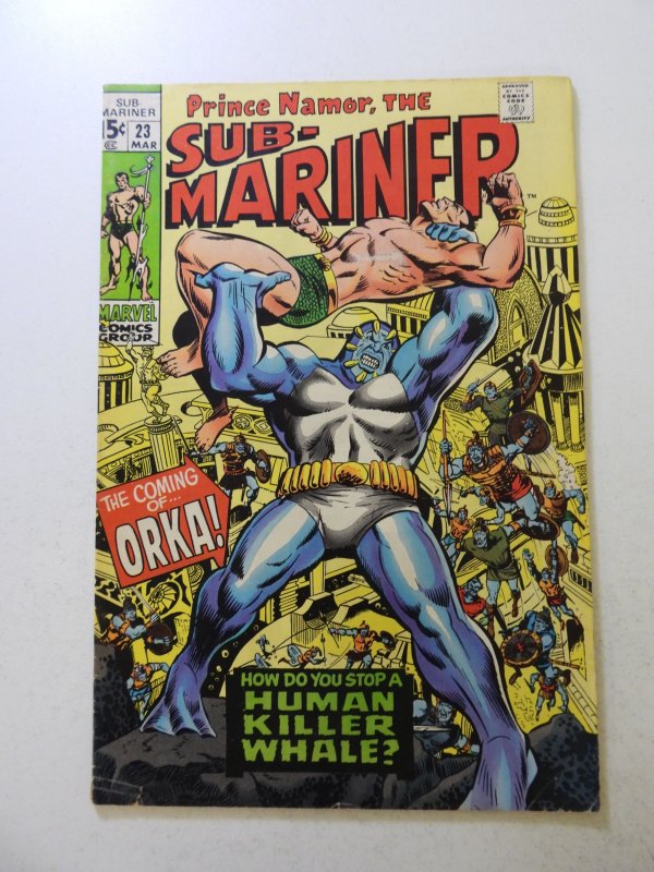 Sub-Mariner #23 (1970) FN+ condition