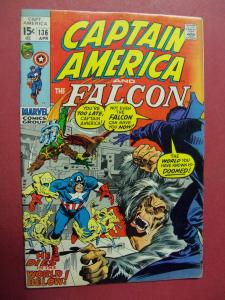 CAPTAIN AMERICA AND THE FALCON #136 (VF/NM 9.0 or better)  MARVEL COMICS 1971