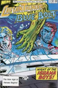 Captain Thunder and Blue Bolt #4 FN; Hero | save on shipping - details inside