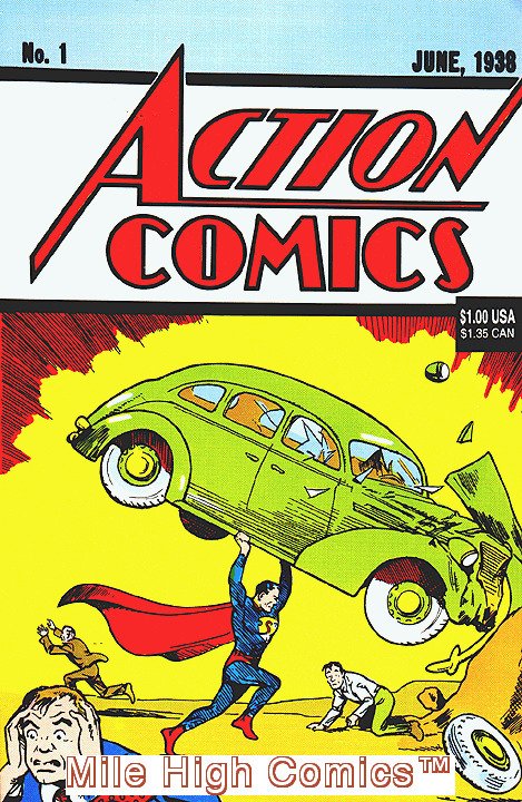 ACTION COMICS  (1938 Series) (#0-600, 643-904) (DC) #1 92 REPRINT Very Fine