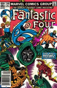 Fantastic Four (Vol. 1) #246 (Newsstand) FN ; Marvel | John Byrne Doctor Doom