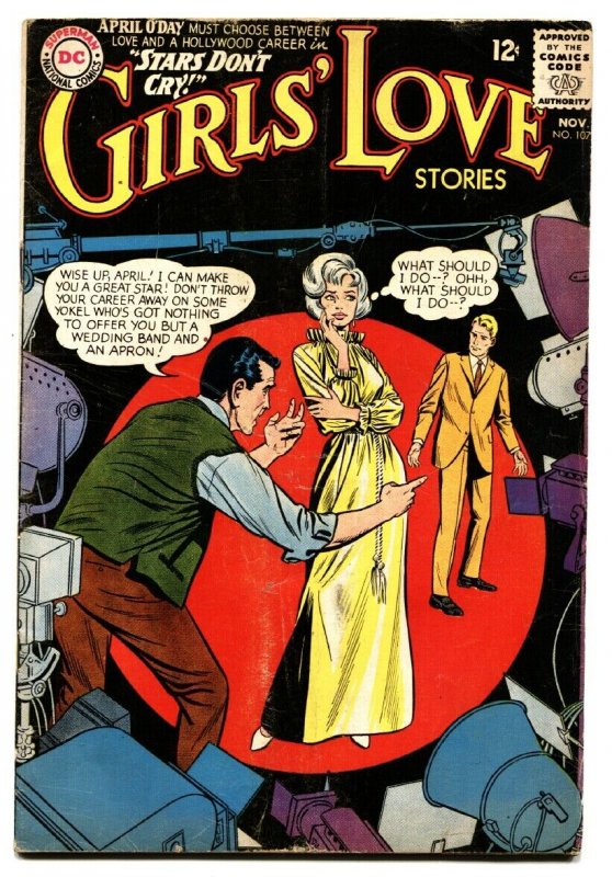 Girls' Love Stories #107 comic book 1964-DC-romance stories-April O'Day issue