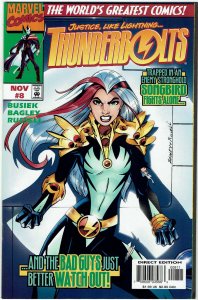 Thunderbolts #8 (1997 v1) Kurt Busiek Mark Bagley Elements of Doom NM