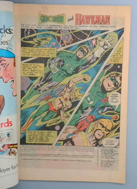 SUPER-TEAM FAMILY #12 DC 1977 SN1