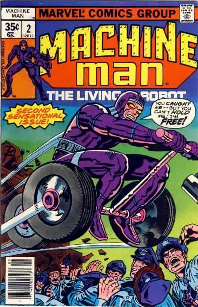 Machine Man (1978 series) #2, VF- (Stock photo)