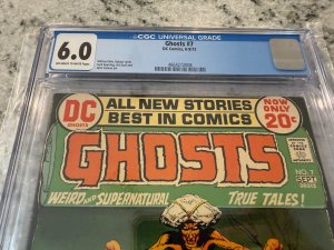 Ghosts # 7 CGC Graded 6.0 DC Comic Book 1972 Horror Monster JH21