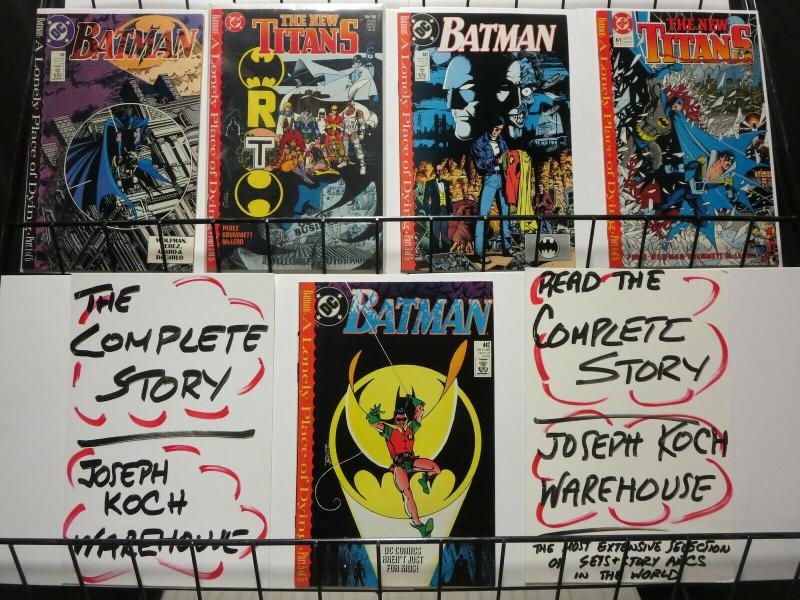 BATMAN LONELY PLACE OF DYING  1-5  1ST TIM DRAKE/ROBIN COMICS BOOK