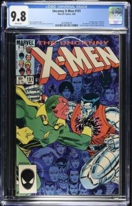 Uncanny  X-Men #191 1985 Marvel Comics CGC 9.8 1st app Nimrod White Pages 019