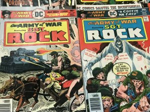 OUR ARMY AT WAR#252-300 VG-VF LOT (20 BOOKS) SGT. ROCK 1972 DC BRONZE AGE COMICS