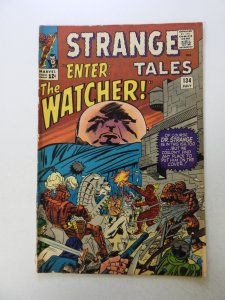 Strange Tales #134 (1965) GD+ condition 1 1/2 cumulative spine split