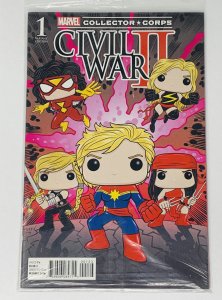 Civil War II #1 (2017) Collector Corps Exclusive Sean Wilkinson Variant YE20