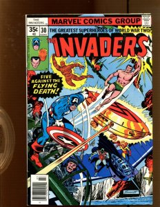 Invaders #30 - Joe Sinnott Cover Art! (6.5) 1978
