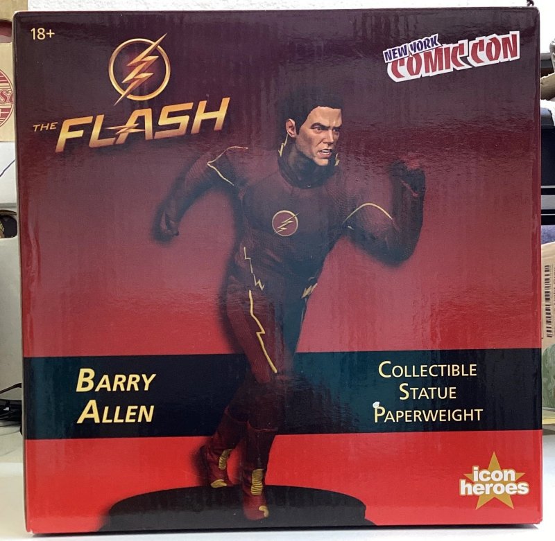 ICON HEROES DC COMICS THE FLASH TV BARRY ALLEN STATUE 412/500 NYCC VARIANT