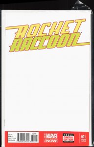 Rocket Raccoon #1 Blank Cover (2014) Rocket Raccoon