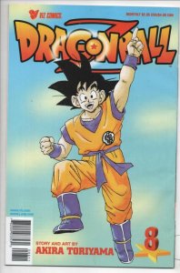 DRAGONBALL Z #8, FN+, Viz Comics Akira Toriyama 1998 Special manga style edition