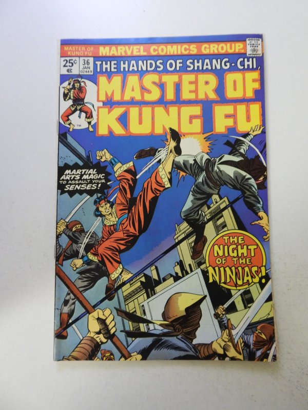 Master of Kung Fu #36 (1976) FN/VF condition