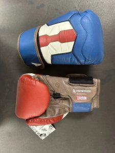 Hayabusa Iron Man Captain America Punisher 16 oz Boxing Gloves