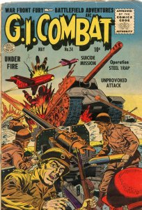 G.I. Combat #24 (1955) GD- 1.8 Comic Book